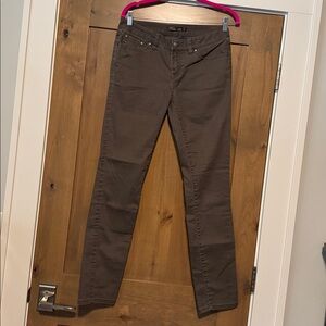 Prana Womens Brown slim Straight Leg Jeans Womens 6 Outdoor Cotton Casual Pocket